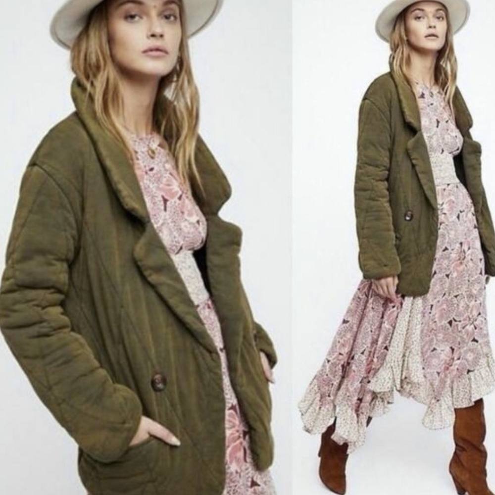 Free People Tawny Quilted Puffer Jacket